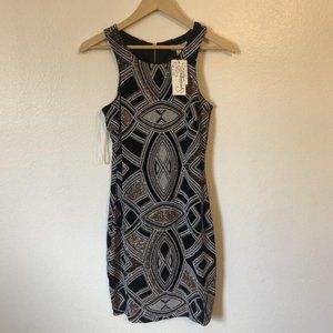 Speechless Sleeveless Studded Bodycon Tank Dress